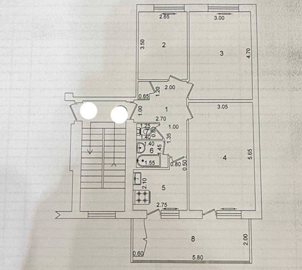 Продажа 3-комнатной квартиры в yunusabad районе, 70 м² — Ц6, фотография 9